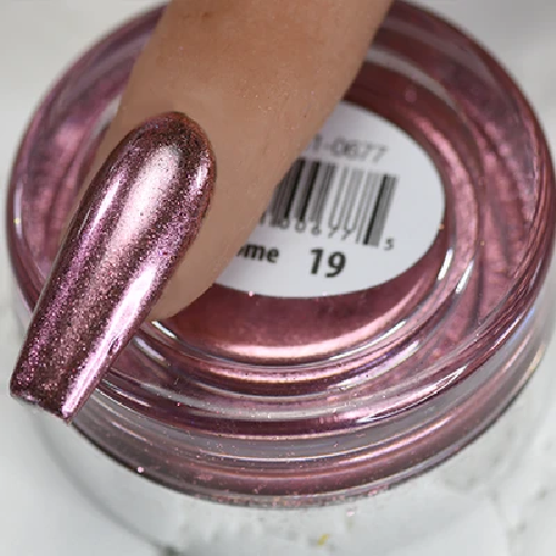 Cre8tion Nail Art Chrome Powder 1g - 19 Light Pink