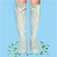 sample of Cooling Therapy Knee High Socks by Voesh