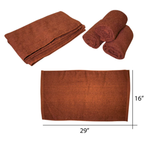 Cre8tion Salon Towel 12pc - Brown