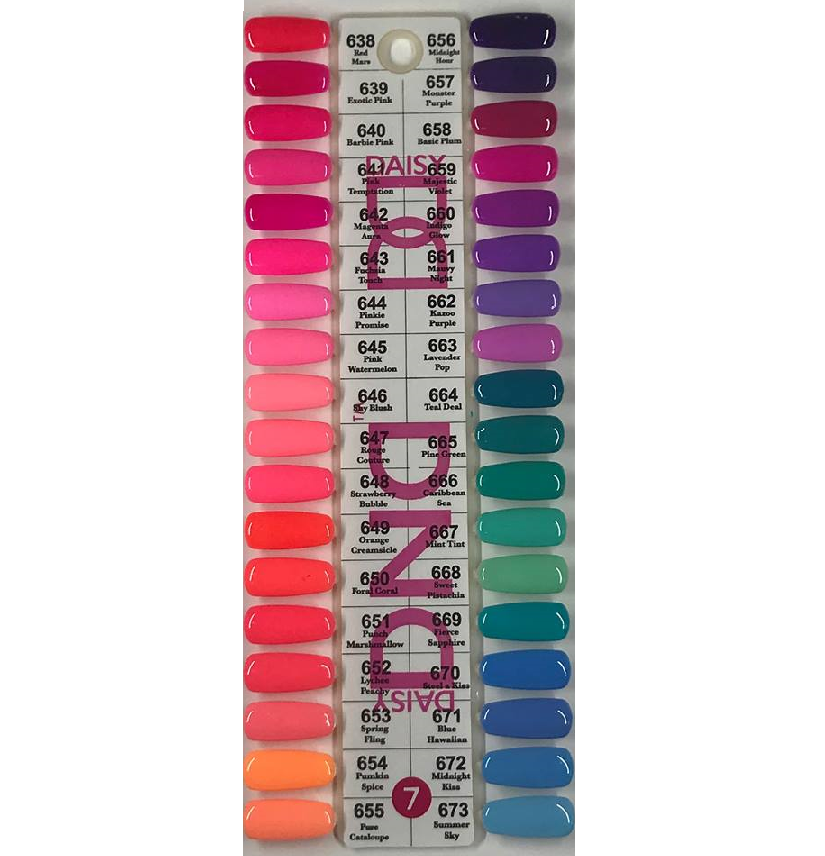 DND Color Swatch #7 (638-673)