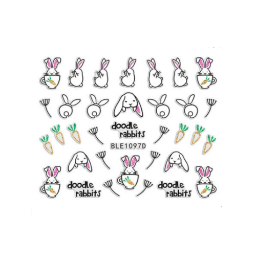 Nail Art Stickers Easter - BLE 1097