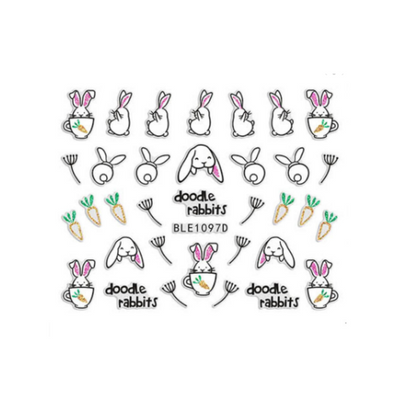 Nail Art Stickers Easter - BLE 1097