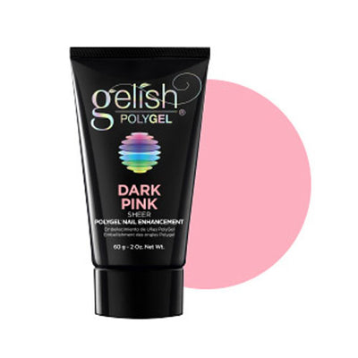 Gelish PolyGel 2oz - Dark Pink Sheer