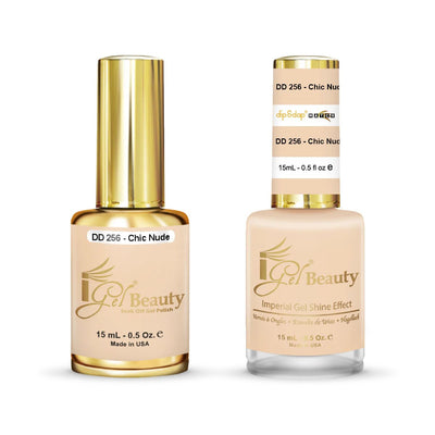 DD256 Chic Nude Gel and Polish Duo By IGel Beauty