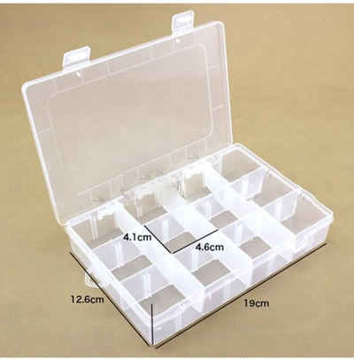 Lattice Diamond Storage Box with 12 Spaces