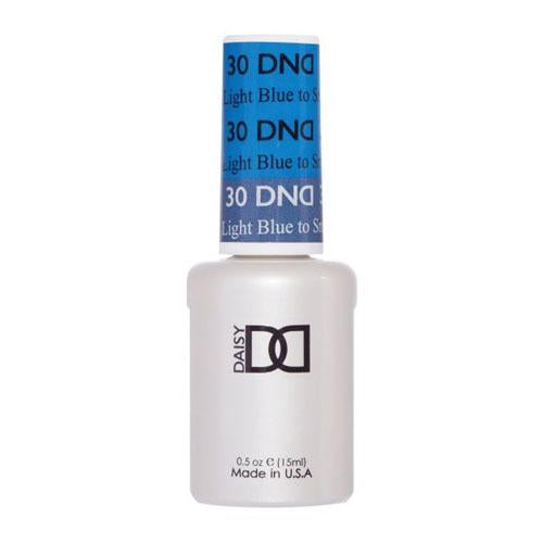 DND Gel Mood - #30 Light Blue to Smoky Violet