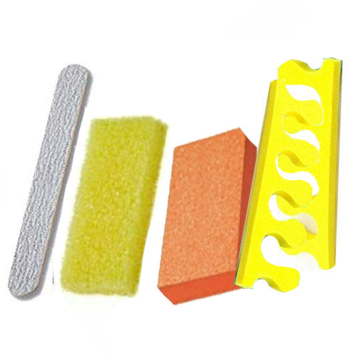 Yellow Disposable Pedicure Kit by DND