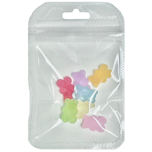 Nail Art Kawaii Charm Gummy Bears - Solid