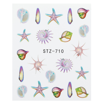 Nail Art Water Decal Flowers - 710