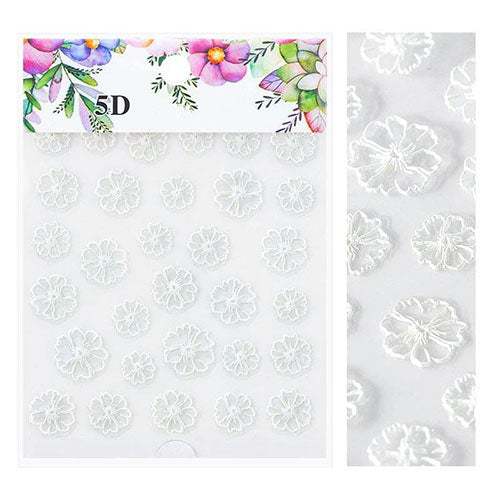 5D Nail Decal Sticker Floral - 19
