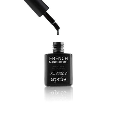 Sample of  French Black French Manicure Gel By Apres