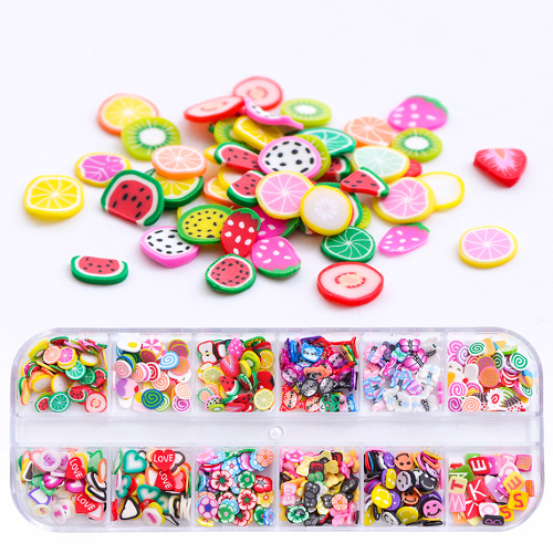 Nail Art Fruit Slices + More Designs 12ct