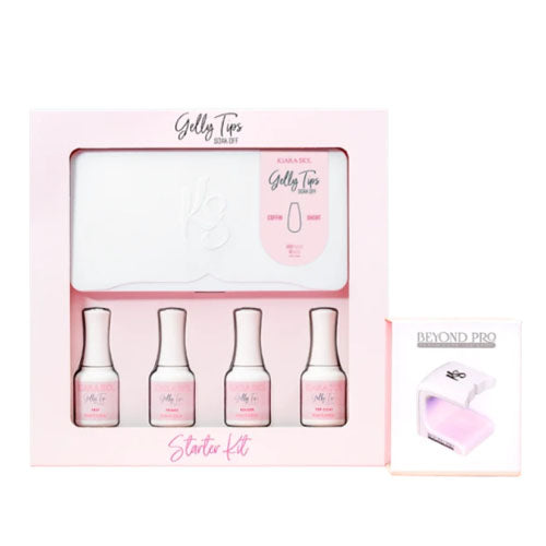 KIARA SKY GELLY popular TIPS STARTER KIT - COFFIN MEDIUM