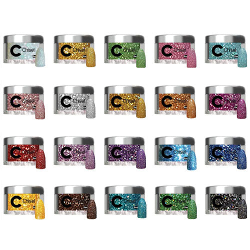 Chisel Powder - GLITTER COLLECTION - 36 COLORS *
