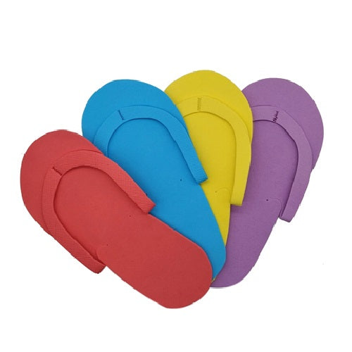 Disposable Thick Flip Flops Sewn with Slip Resistant Soles