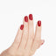 hands wearing P39 I LOVE YOU JUST BE-CUSCO Nail Lacquer by OPI