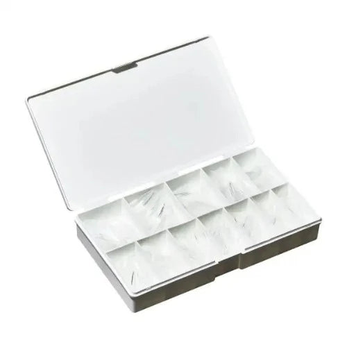 Premade Tip Box of Medium Stiletto Soft Gel Tips By IBD