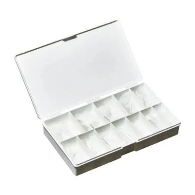 Premade Tip Box of Medium Coffin Soft Gel Tips By IBD 