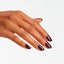 hands wearing F62 In The Cable CarPool Lane Gel Polish by OPI