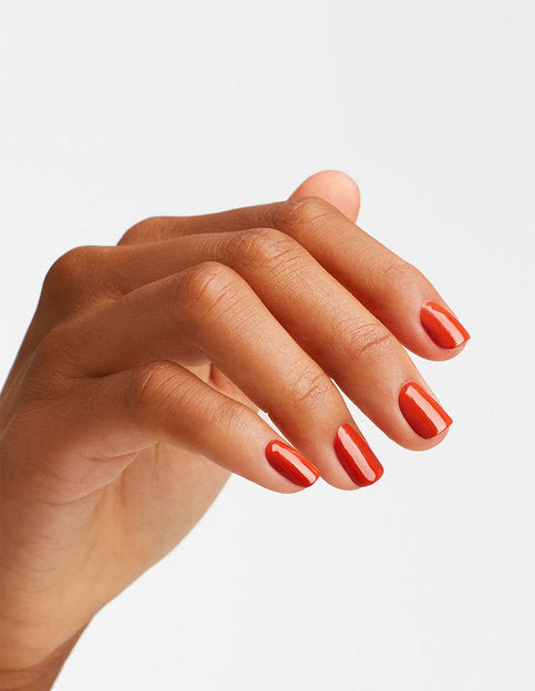 hands wearing V26 IT'S A PIAZZA CAKE Gel Polish by OPI