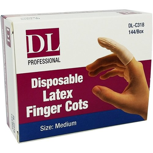 Latex Finger Cots Box (144pc)