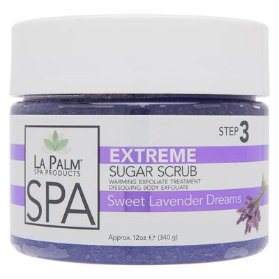 LaPalm Organic Extreme Sugar Scrub Sweet Lavender Dream 12oz