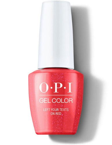 S010 Left Your Texts On Red Gel Polish by OPI