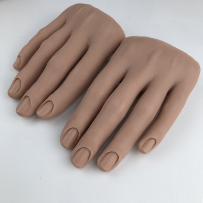 Practice Hand for Acrylic Nails, Adjustable Fake Mannequin Hands for Nails  Practice, Flexible Movable Nail Tools Kits Practice Hand with Nail File