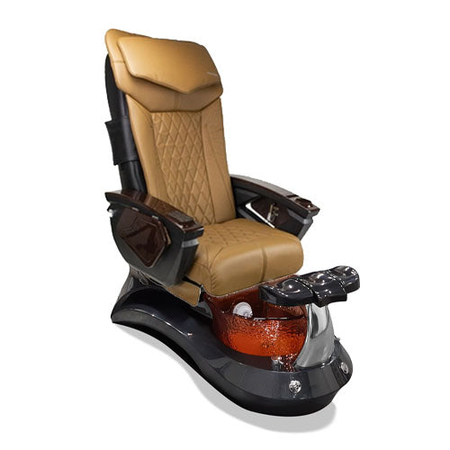 Lotus II Pedicure LX Chair Spa with Black & Gold Base