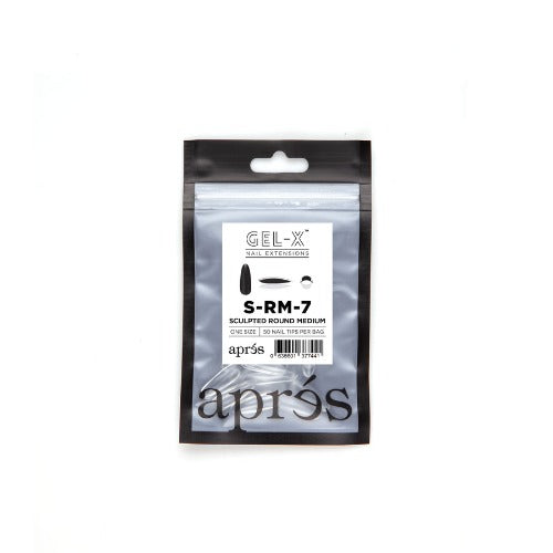 Sculpted Medium Round Refill Tips Size 7 By Apres