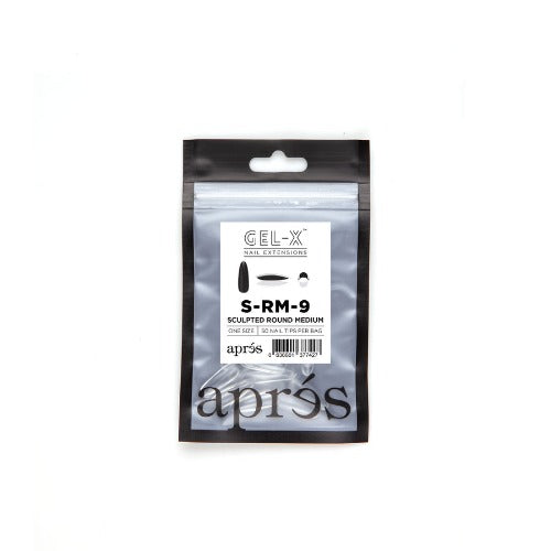 Sculpted Medium Round Refill Tips Size 9 By Apres