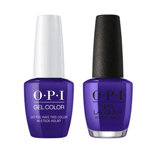 OPI Gel & Polish Duo:  N47 Do You Have This Color in Stock Holm