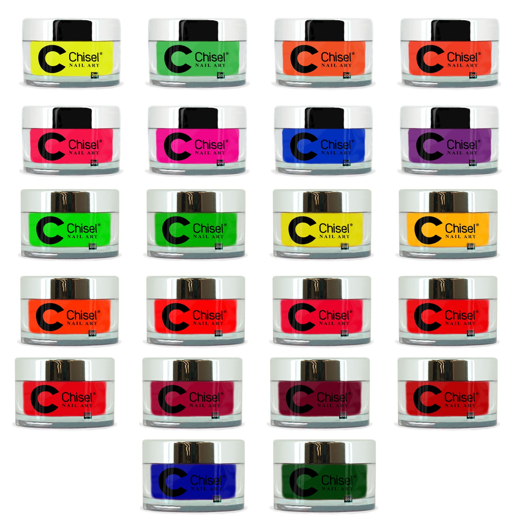 Chisel Powder- Neon Full Collection - 22 Colors