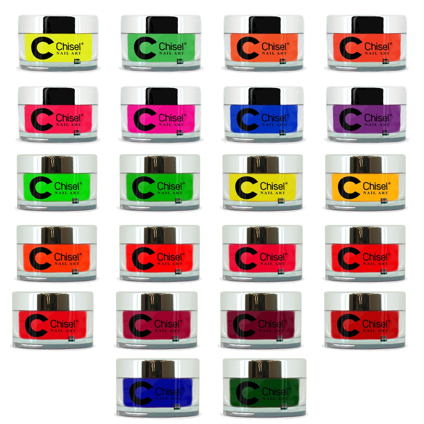 Chisel Powder- Neon Full Collection - 22 Colors