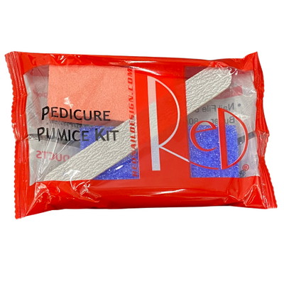 Blue or Purple PPK200 Disposable Pumice Kit by RedNail