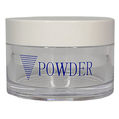 Plastic Jar w/ White Lid 4oz - Powder