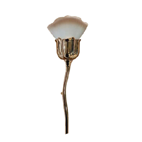 Dust Brush Rose Handle - Nude