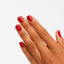 hands wearing A70 Red Hot Rio Gel & Polish Duo by OPI