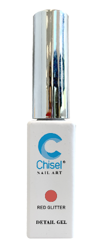 Red Glitter Nail Art Gel by Chisel