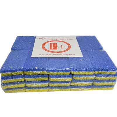 Mix (Blue/Yellow) Disposable Pumice Pads by RedNail