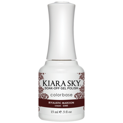 545 Riyalistic Maroon Gel Polish by Kiara Sky