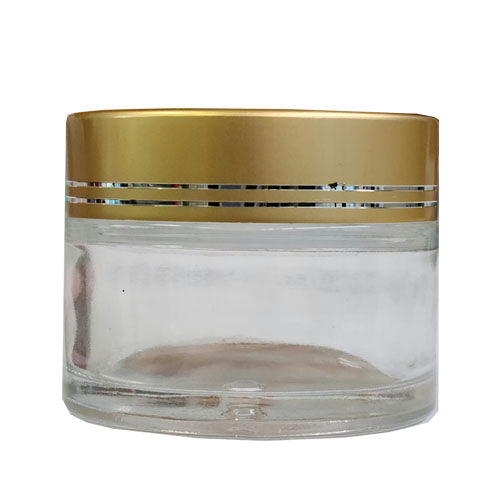 Glass Jar w/ Gold Lid 40mL