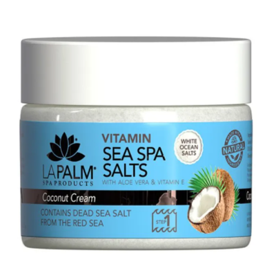 LaPalm Sea Spa Salts 12oz - Coconut Cream