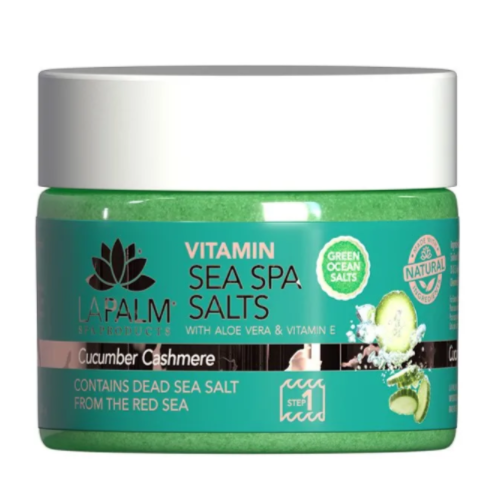 LaPalm Sea Spa Salts 12oz - Cucumber Cashmere