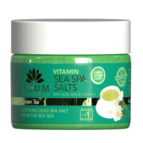 LaPalm Sea Spa Salts 12oz - Green Tea