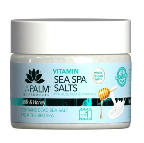 LaPalm Sea Spa Salts 12oz - Milk & Honey