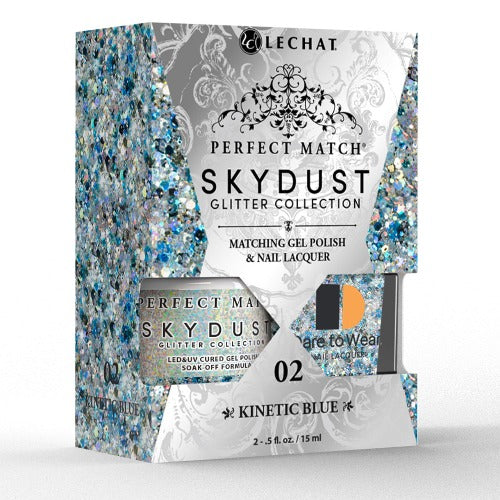 Perfect Match Sky Dust Glitter Duo - SDMS02 Kinetic Blue
