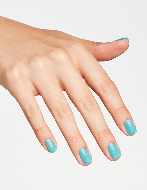 hands wearing BO07 Sky True To Yourself Nail Lacquer by OPI