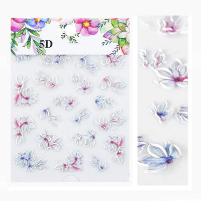 5D Nail Decal Sticker Floral - 20