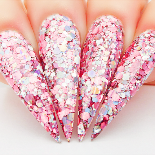 Hands wearing SP245 I Don't Pink So Sprinkle On by Kiara Sky